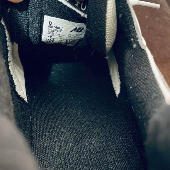 Mint Condition New Balance 57/40 White Multicolor 80s Colors 12 US Mens 46 EUR - Picture 8 of 9